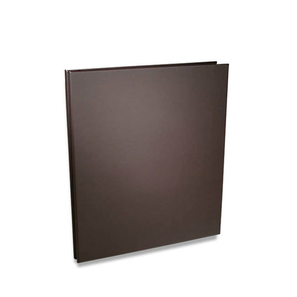 Rossano 14"x11" Synthetic Leather Screwpost Portfolio Book - Brown