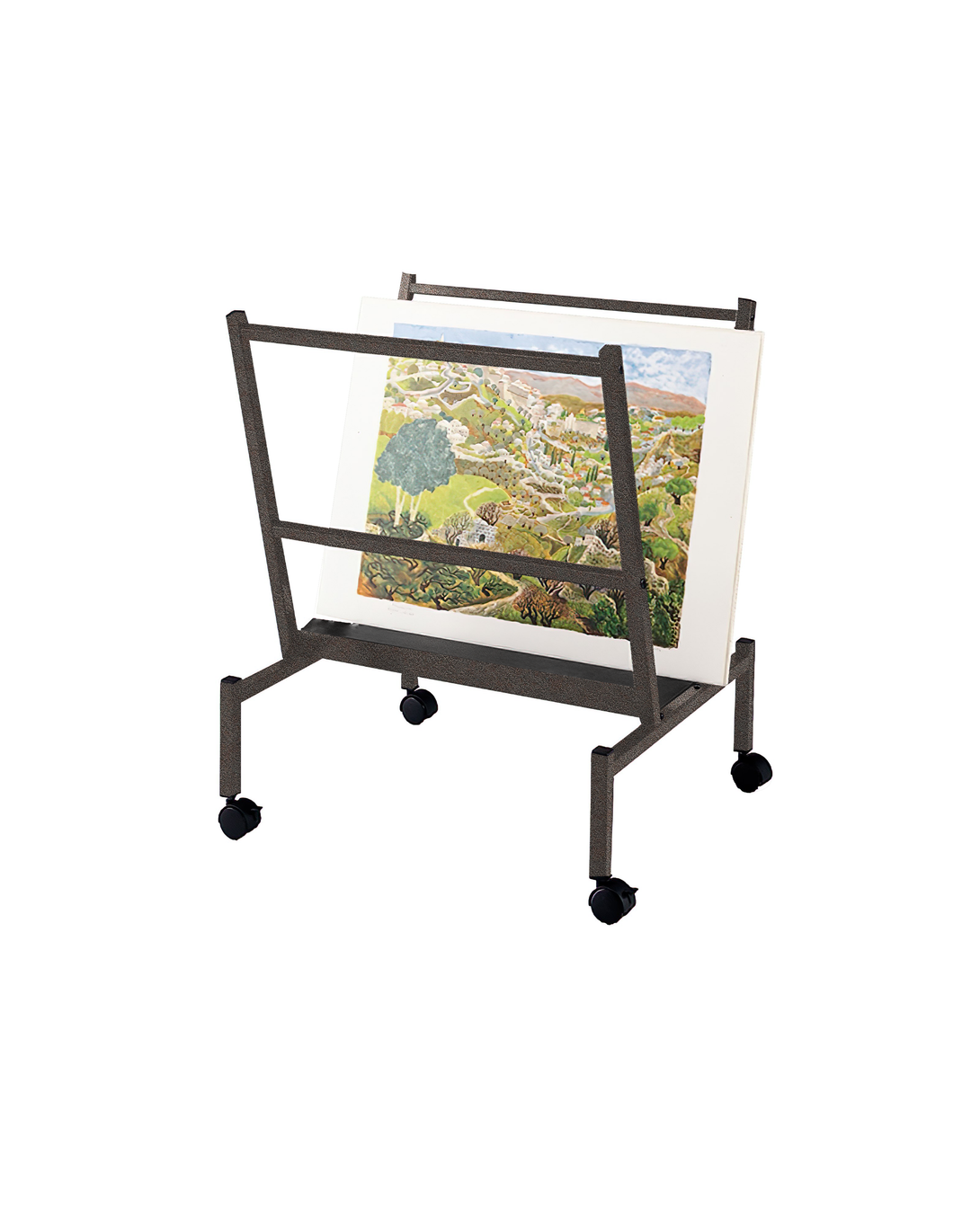 Commercial-grade Art Print and Poster Display Rack For 24