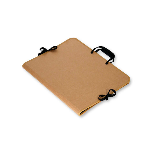 14" x 18" Lightweight Artist Folio With Art-Safe Internal Pockets & Tie Closures