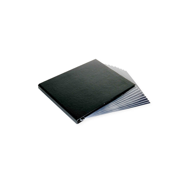 8" x 10" Professional Textured Hardcover Photo Portfolio - Landscape Slim Binder with 10 Archival Pages (Expandable to 15)