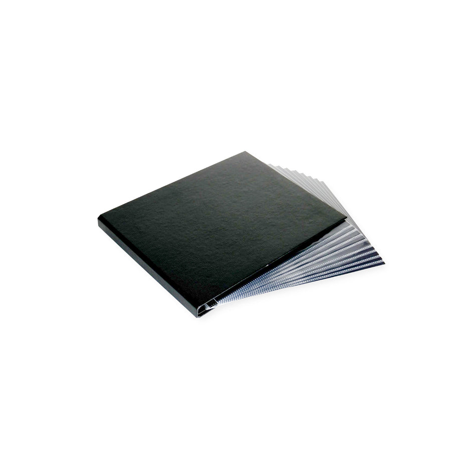 8" x 10" Professional Textured Hardcover Photo Portfolio - Landscape Slim Binder with 10 Archival Pages (Expandable to 15)