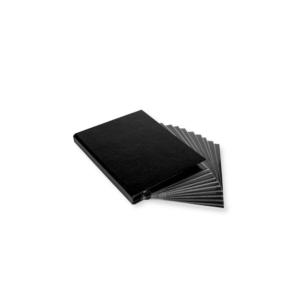 5" x 7" Professional Textured Hardcover Photo Portfolio - Slim Binder with 10 Archival Pages (Expandable to 15)