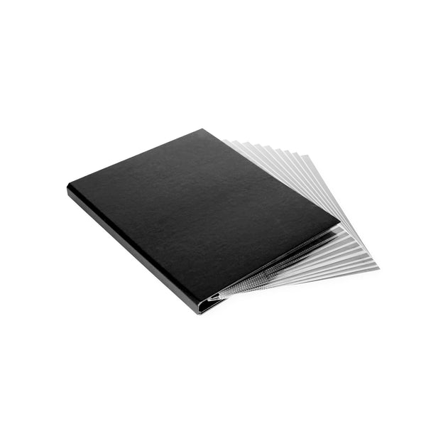 8.5" x 11" Professional Textured Hardcover Photo Portfolio - Slim Binder with 10 Archival Pages (Expandable to 15)