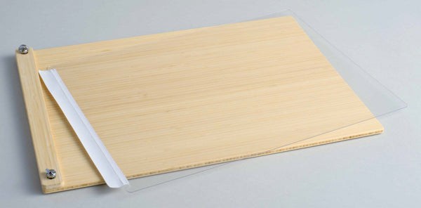 LuxBind Instant Portfolio Book for 11"x17" Paper Stacks - Bamboo Clamp