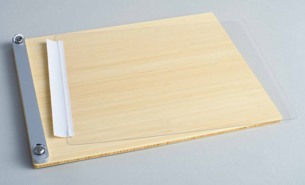 LuxBind Instant Portfolio Book for 8.5"x11" Paper Stacks - Aluminum Clamp