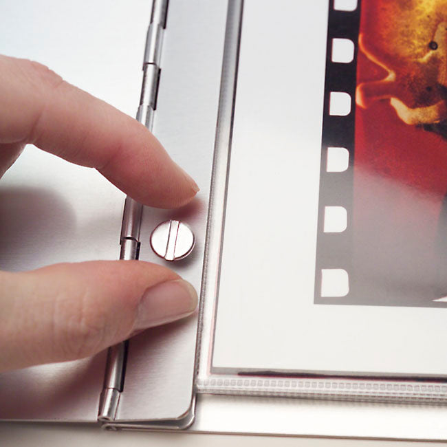 Machina Aluminum Screwpost Portfolio Book + 20 Archival Sheet Protecto ...