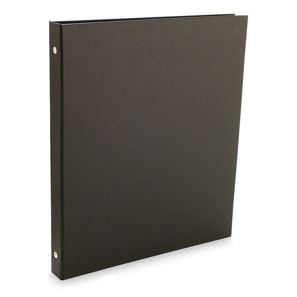 Bex 8.5"x11" Portrait Style 3-Ring Binder in Black 1-2"