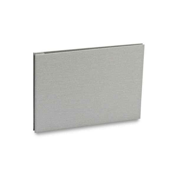 Pina Zangaro Bex 8.5"x11" Landscape Screwpost Binder in Gray (sheets sold separately)