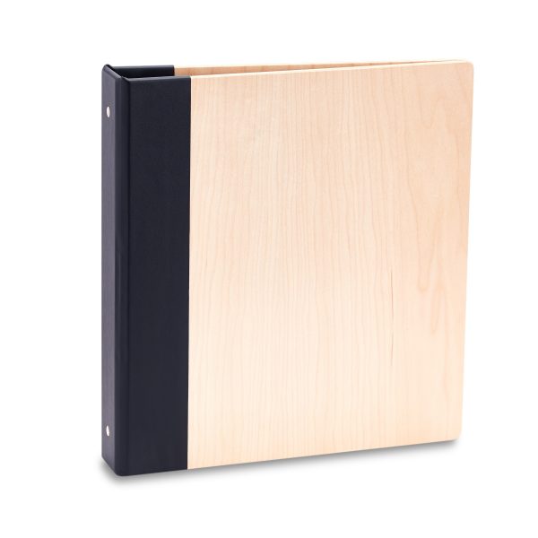 Maple 8.5"x11" Portrait Style 3-Ring Binder 1"