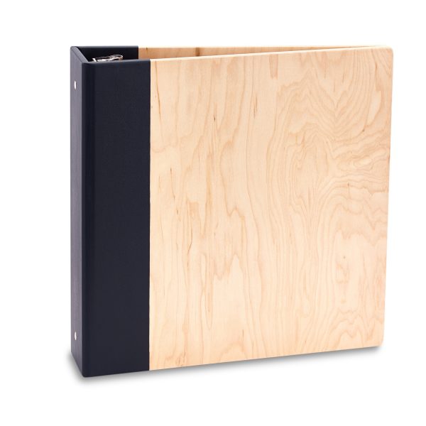 Maple 8.5"x11" Portrait Style 3-Ring Binder 2"