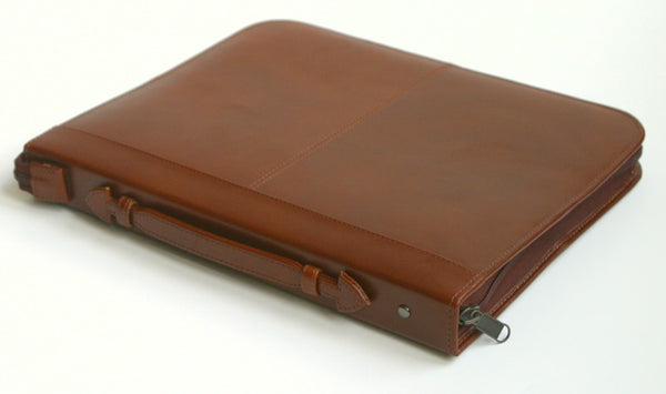 14"x17" Executive Leather Presentation Case - Brown