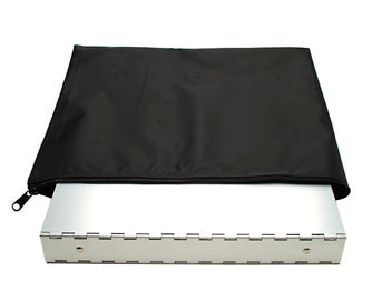 Black Nylon Zippered Outer Jacket