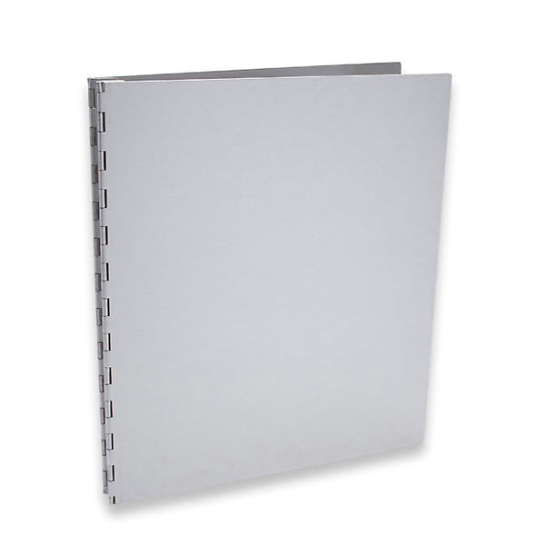 Pina Zangaro Machina 8.5"x11" Portrait Aluminum Screwpost Portfolio Book + 20 Archival Sheet Protectors