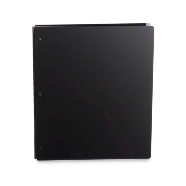 Pina Zangaro Vista Onyx (Matte Black) 8.5"x11" Portrait Acrylic Screwpost Portfolio Book + 20 Archival Sheet Protectors