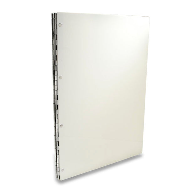 Pina Zangaro Vista 17"x11" Acrylic Screwpost Portfolio Case - Snow (White)